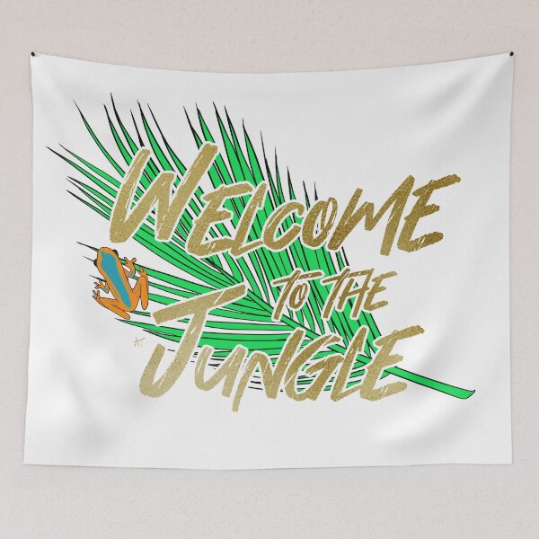 Item preview, Welcome to the Jungle Frog Illustration designed and sold by Andrea Turner.