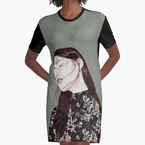 THE REVENGE ELENA GARNU Graphic T-Shirt Dress