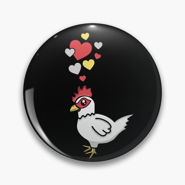 Item preview, Cute Leghorn Chicken With Hearts designed and sold by eternallygifted.