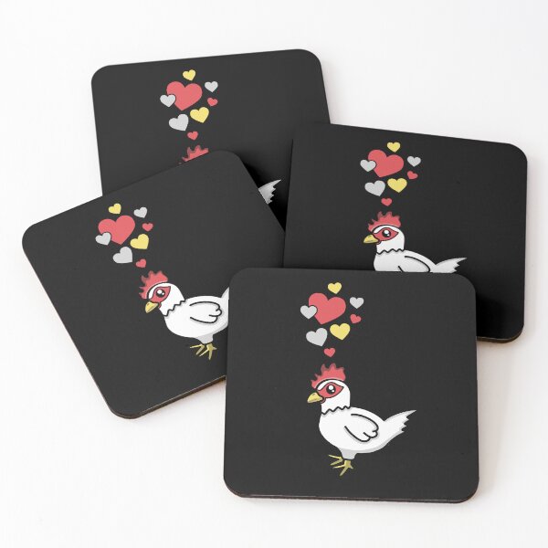 Item preview, Cute Leghorn Chicken With Hearts designed and sold by eternallygifted.
