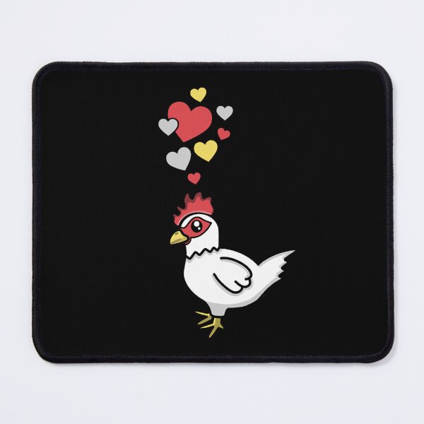 Item preview, Cute Leghorn Chicken With Hearts designed and sold by eternallygifted.
