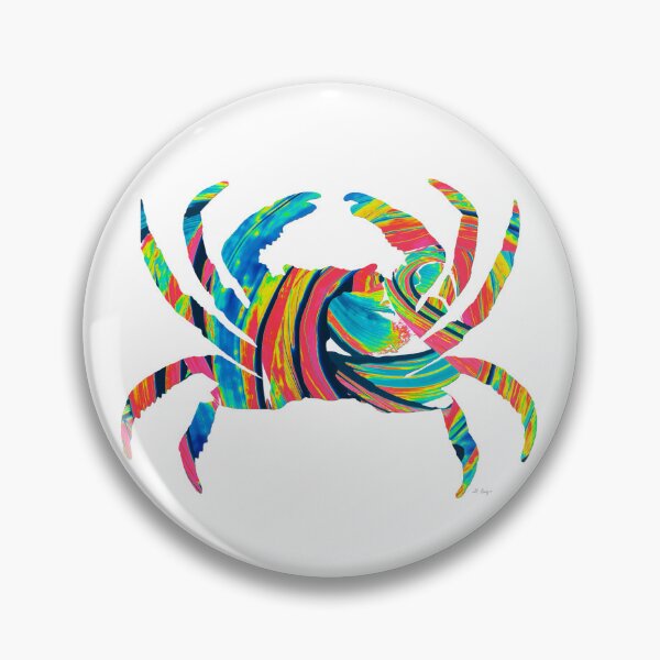 Item preview, Copy of Modern Colorful Crab Beachy Art 1 designed and sold by Sharon Cummings Art.