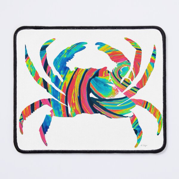 Item preview, Copy of Modern Colorful Crab Beachy Art 1 designed and sold by Sharon Cummings Art.