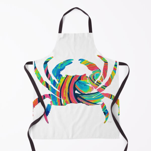 Item preview, Copy of Modern Colorful Crab Beachy Art 1 designed and sold by Sharon Cummings Art.