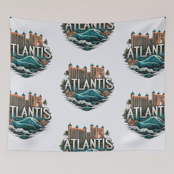 Item preview, Atlantis Bahamas: Rising Majestically Amidst the Waves designed and sold by HOMEDESIGNPRINT.