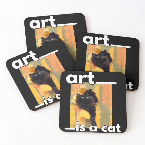 Item preview, Art is a Cat designed and sold by blancheart1.