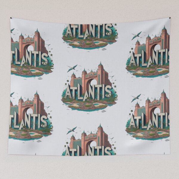 Item preview, Atlantis Bahamas: Embracing the Majestic Oceanfront designed and sold by HOMEDESIGNPRINT.