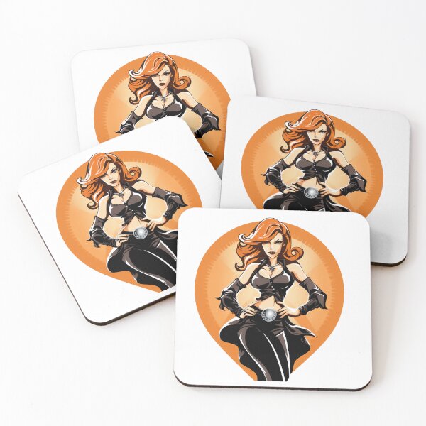 Item preview, woman with black dress designed and sold by javierparra.