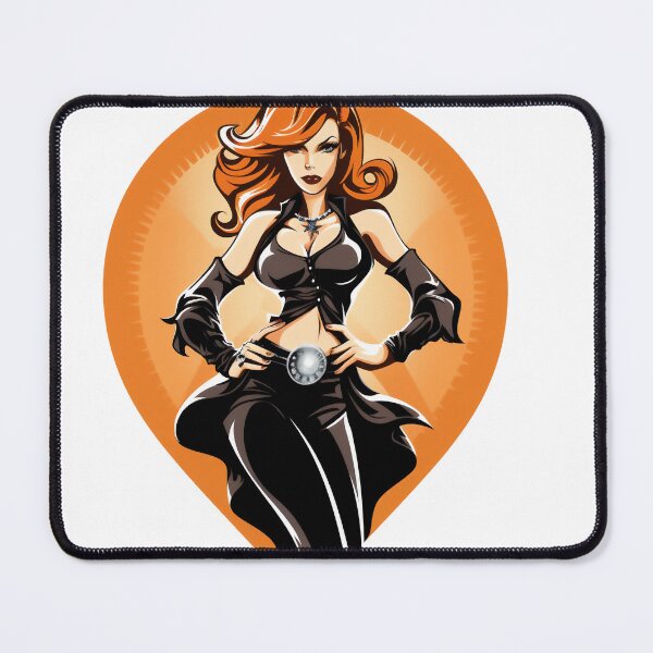 Item preview, woman with black dress designed and sold by javierparra.