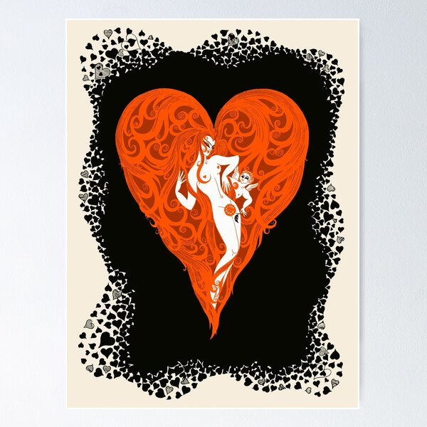 Item preview, Erté - Aces Suite, Heart designed and sold by elektronen.