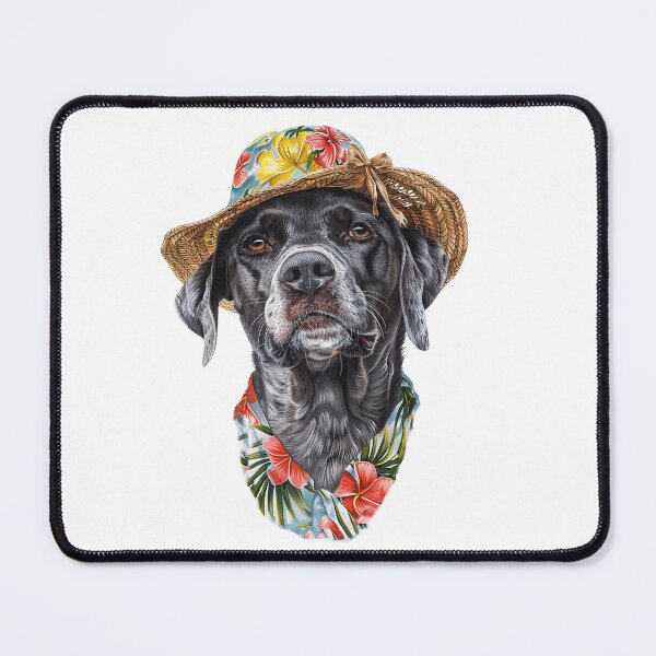 Item preview, Floral summer dog designed and sold by Pattern Heaven.