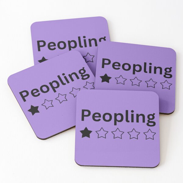 Item preview, Funny 1 star review Peopling designed and sold by PrettyPinkSkies.
