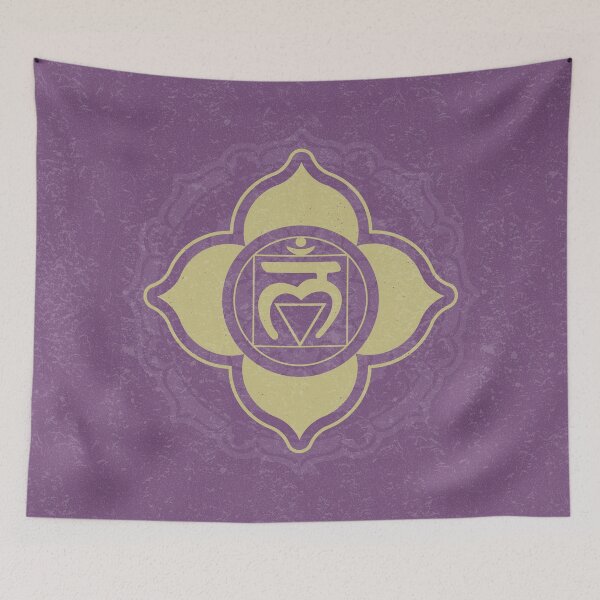 Item preview, Root Chakra Mandala - Plum + Gold designed and sold by Irene Estelle.