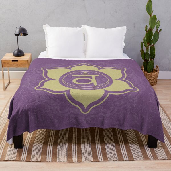 Item preview, Sacral Chakra Mandala - Plum + Gold designed and sold by Irene Estelle.
