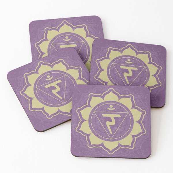 Item preview, Solar Plexus Chakra Mandala - Plum + Gold designed and sold by Irene Estelle.