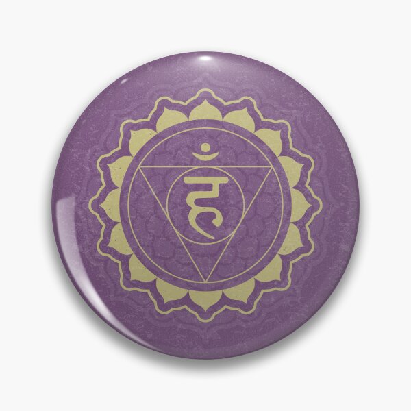 Item preview, Throat Chakra Mandala - Plum + Gold designed and sold by Irene Estelle.