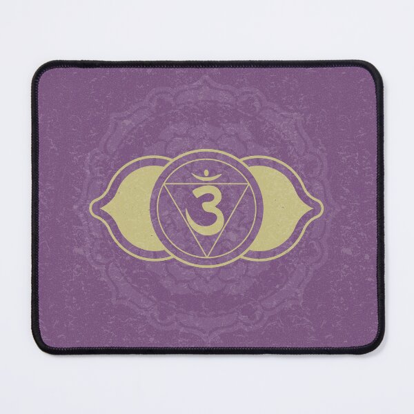 Item preview, Third Eye Chakra Mandala - Plum + Gold designed and sold by Irene Estelle.