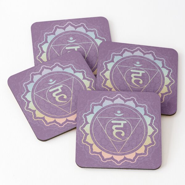 Item preview, Throat Chakra Mandala - Plum + Rainbow Sorbet designed and sold by Irene Estelle.