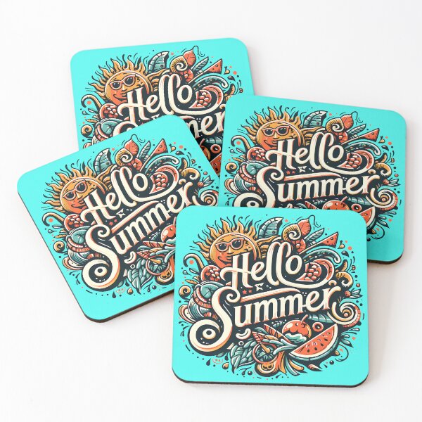 Item preview, Hello Summer, typography designed and sold by maxmaj.