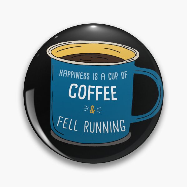 Item preview, Fell Running & Coffee is happiness designed and sold by orlumbuspirate.