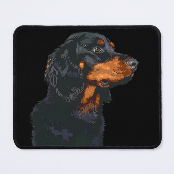 Item preview, 16-bit Pixel Art Gordon Setter designed and sold by CUTEDOGGIEZ.