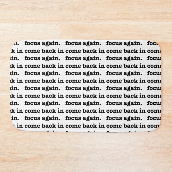 Item preview, Come back in focus again designed and sold by shufflik.