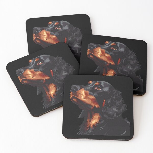 Item preview, Pixel Portrait Gordon Setter designed and sold by CUTEDOGGIEZ.