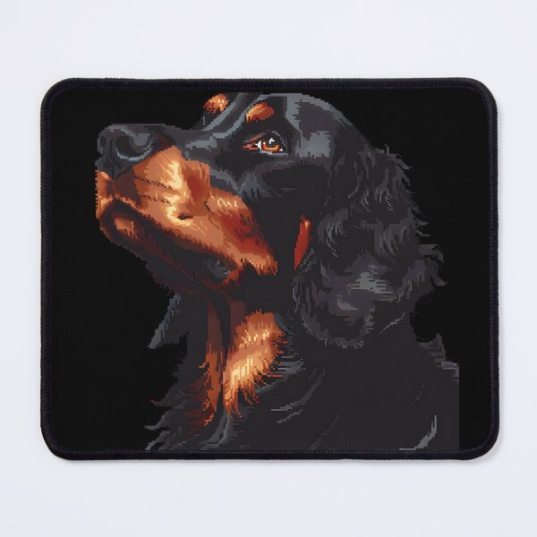 Item preview, Pixel Portrait Gordon Setter designed and sold by CUTEDOGGIEZ.