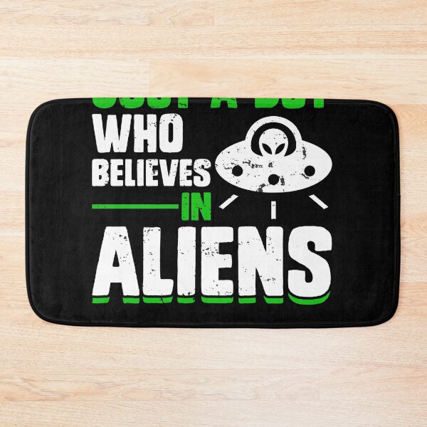 Item preview, Just A Boy Who Believes In Aliens, Funny Aliens Design gift designed and sold by ArtByKatti.