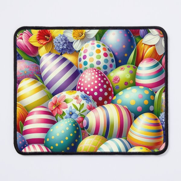 Item preview, Painted Easter Egg Print Pattern designed and sold by PinUpPizzazz.