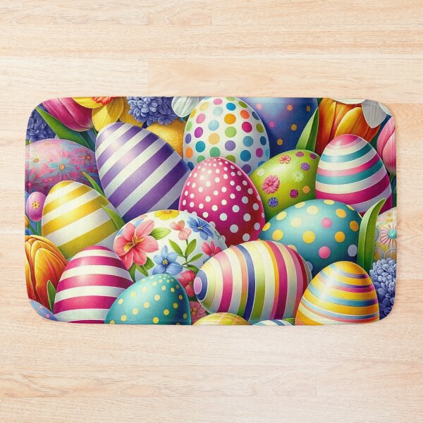 Item preview, Painted Easter Egg Print Pattern designed and sold by PinUpPizzazz.