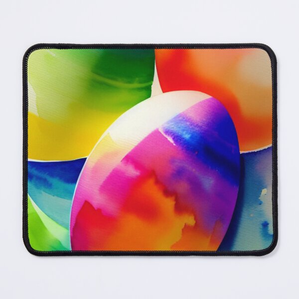 Item preview, Watercolor Easter Egg Pattern Print designed and sold by PinUpPizzazz.