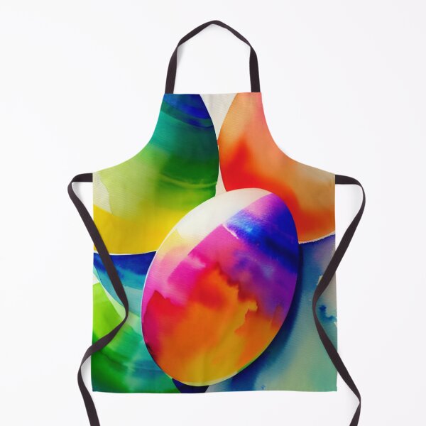 Item preview, Watercolor Easter Egg Pattern Print designed and sold by PinUpPizzazz.