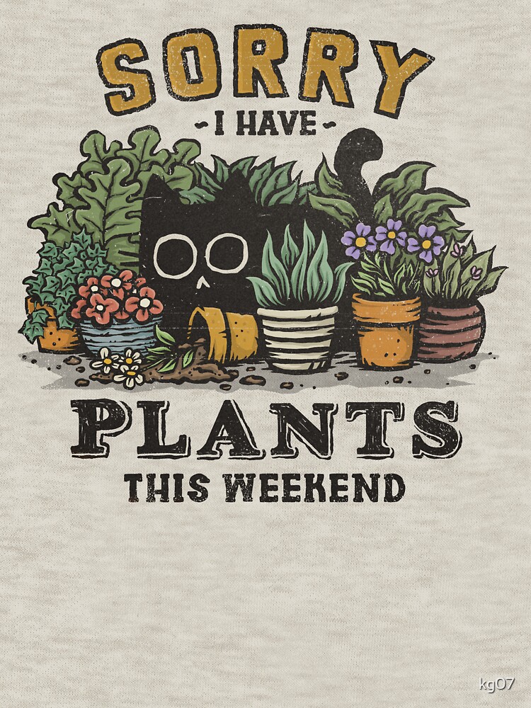 Thumbnail 7 of 7, Classic T-Shirt, I Have Plants This Weekend designed and sold by kg07.