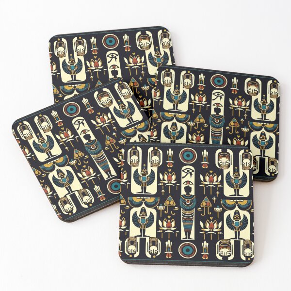 Item preview, Ancient Egyptian Symbols Print Pattern designed and sold by PinUpPizzazz.
