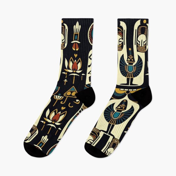 Item preview, Ancient Egyptian Symbols Print Pattern designed and sold by PinUpPizzazz.