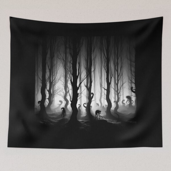 Item preview, Creepy forest monsters designed and sold by Batshirt.