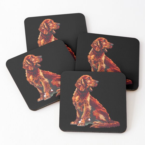 Item preview, Pixel Irish Setter designed and sold by CUTEDOGGIEZ.