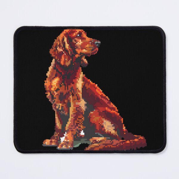 Item preview, Pixel Irish Setter designed and sold by CUTEDOGGIEZ.
