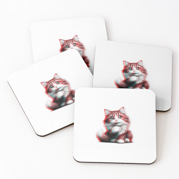 Item preview, psychedelic holographic cat designed and sold by NewWave012.