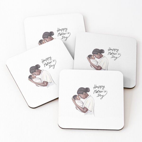 Item preview, Black Mothers Day Card- Happy Mother's Day Black Mom designed and sold by littlehapa.