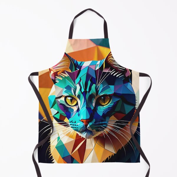 Artikelvorschau, Abstract Geometric Cat Art Pattern entworfen und verkauft von TheArtOfPat.