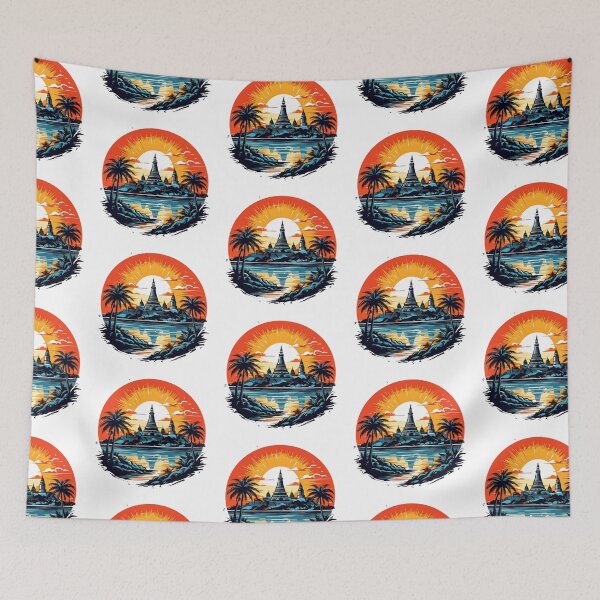 Item preview, Atlantis Bahamas: A Tropical Paradise Illuminated by a Radiant Sunset designed and sold by HOMEDESIGNPRINT.