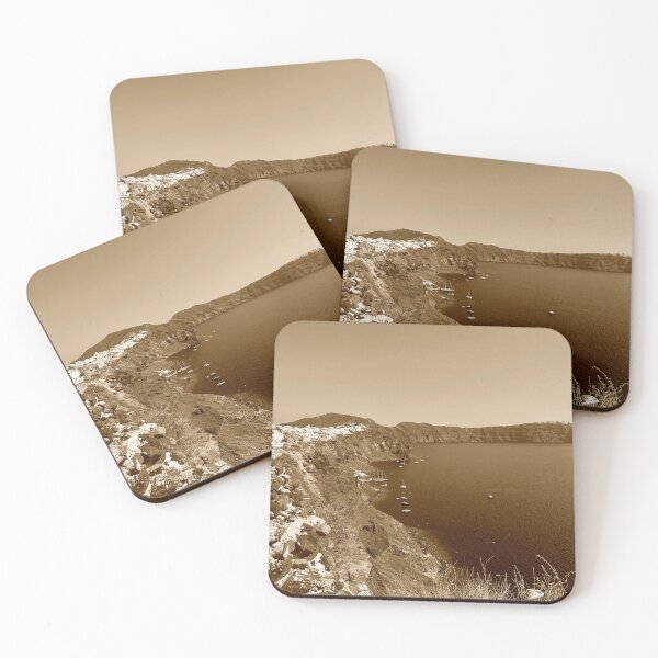 Item preview, On the Cliffs of the Caldera in Sepia Tone designed and sold by Pamela Storch.