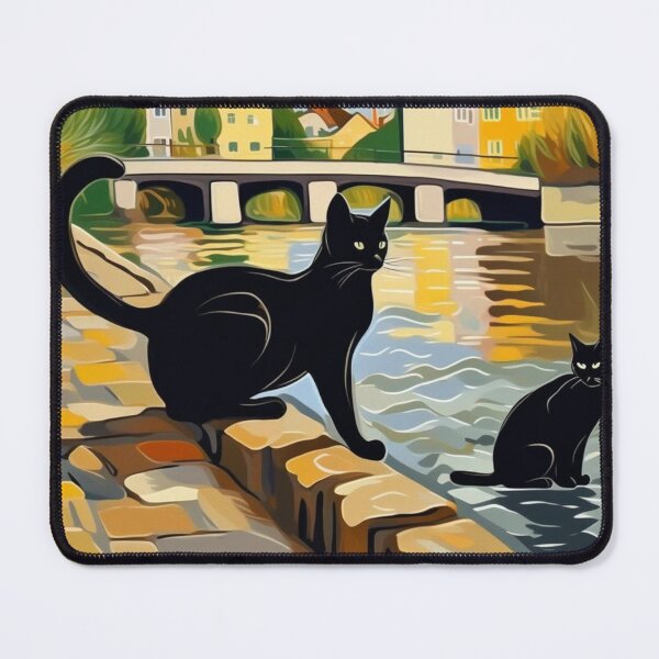 Item preview, Two Cute Black Cats at Zoo Pals River Bay designed and sold by sportsimpact.