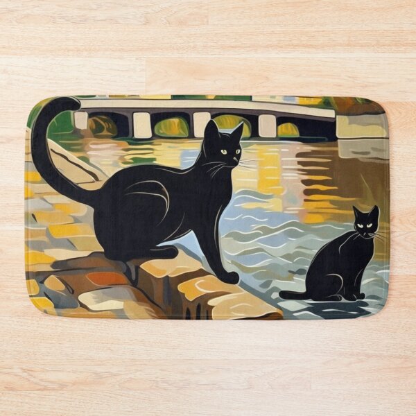 Item preview, Two Cute Black Cats at Zoo Pals River Bay  designed and sold by sportsimpact.