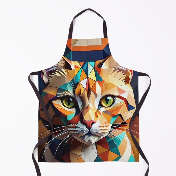 Artikelvorschau, Abstract Geometric Cat Art Pattern entworfen und verkauft von TheArtOfPat.