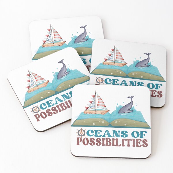 Item preview, Oceans of Possibilities: Dive into the Joy of Reading designed and sold by Compass and a Camera.