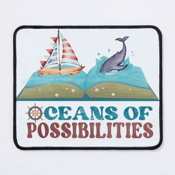 Item preview, Oceans of Possibilities: Dive into the Joy of Reading designed and sold by Compass and a Camera.