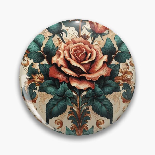 Item preview, Terracotta Baroque Inspired Roses designed and sold by DesignsByPrnces.